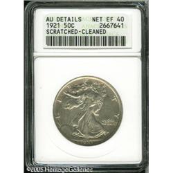 1921 50C --Scratched, Cleaned--ANACS. AU Details, Net
