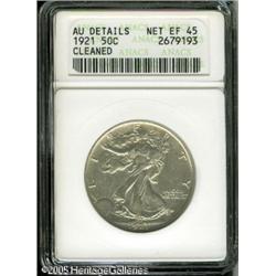 1921 50C --Cleaned--ANACS. AU Details, Net XF45. A