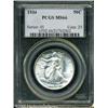 Image 1 : 1934 50C  MS66 PCGS. Intricately detailed, the bril