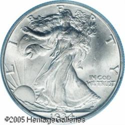 1934-S 50C  MS65 PCGS. A sharp strike and flashy mi