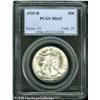 Image 1 : 1935-D 50C  MS65 PCGS. Brilliant with excellent lus