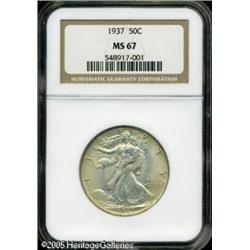 1937 50C  MS67 NGC. The details are sharply brought