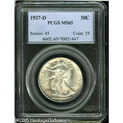 1937-D 50C  MS65 PCGS. The reverse is essentially b