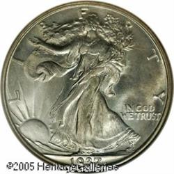 1937-D 50C  MS67 NGC. Nearly flawless silver-gray s