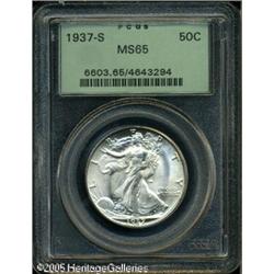 1937-S 50C  MS65 PCGS. Well struck, including nice