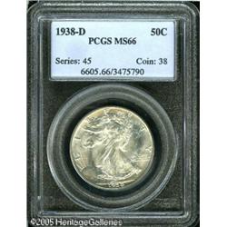 1938-D 50C  MS66 PCGS. The '38-D is more available