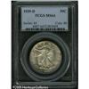 Image 1 : 1939-D 50C  MS64 PCGS. Touches of olive color occur