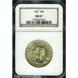 1941 50C  MS67 NGC. One of the best produced Walkin