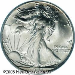 1941-S 50C  MS66 PCGS. Shimmering luster with a vir