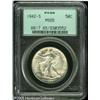 Image 1 : 1942-S 50C  MS65 PCGS. Brilliant surfaces exhibit a