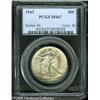 Image 1 : 1943 50C  MS67 PCGS. The devices and lettering of t