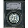 Image 1 : 1943 50C  MS67 PCGS. Boldly struck and fully lustro