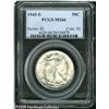 Image 1 : 1943-S 50C  MS66 PCGS. Untoned with a vibrant, sati