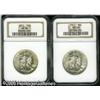 Image 1 : 1945 50C  MS66 NGC, two coins, both brilliant or ne