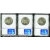 Image 2 : 1945-D 50C  MS66 NGC, three pieces, all are bright
