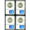 Image 2 : 1946-D 50C  MS66 NGC, four pieces, all well defined