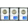 Image 2 : 1946-S 50C  MS66 NGC, three coins, all identical no