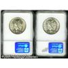 Image 2 : 1946-S 50C  MS66 NGC, two coins, both silky-smooth,