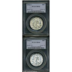 1946-S 50C  MS66 PCGS, gentle gold color graces thi