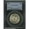Image 1 : 1947 50C  MS65 PCGS. Brilliant surfaces radiate vib