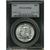Image 1 : 1947 50C  MS66 PCGS. Nicely struck, with bright lus