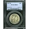 Image 1 : 1947-D 50C  MS66 PCGS. Wisps of honey-gold patina o