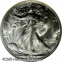 1947-D 50C  MS67 NGC. Fully brilliant with sizzling