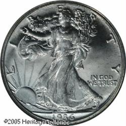 1936 50C  PR67 NGC. Only 3,901 proof halves were st