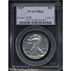 1937 50C  PR66 PCGS. Exemplary surfaces with reflec