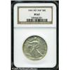 Image 1 : 1941 50C  No "AW" PR67 NGC. Pastel gold and rose hu