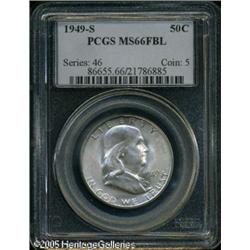 1949-S 50C  MS66 Full Bell Lines PCGS. An incredibl
