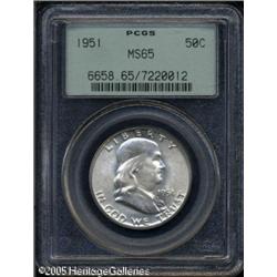 1951 50C  MS65 PCGS. Nicely struck, with silver-gra