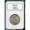 Image 1 : 1957 50C  MS67 NGC. Dappled light bluish-gray and c