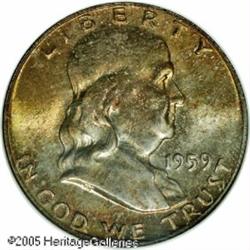 1959 50C  MS67 Full Bell Lines NGC. This is the fin