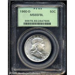 1960-D 50C  MS65 Full Bell Lines PCGS. Brilliant th