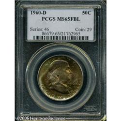 1960-D 50C  MS65 Full Bell Lines PCGS. Moderate app
