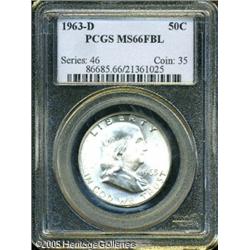 1963-D 50C  MS66 Full Bell Lines PCGS. The sharp st