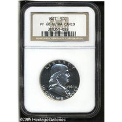 1961 50C  PR68 Ultra Cameo NGC. The devices are ple