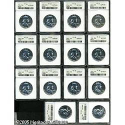 (3) 1954 50C  PR65 ANACS, two are essentially white