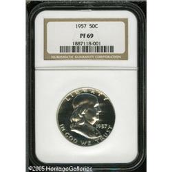 1957 50C  PR69 NGC. Virtually perfect brilliant sur
