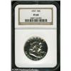 Image 1 : 1957 50C  PR69 NGC. Virtually perfect brilliant sur
