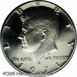 1971-S 50C  PR69 Deep Cameo PCGS. A very lightly to