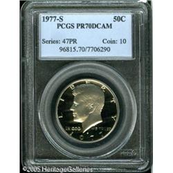 1977-S 50C  PR70 Deep Cameo PCGS. The richly froste