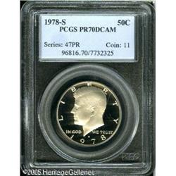1978-S 50C  PR70 Deep Cameo PCGS. A frosted white-o
