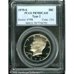 1979-S 50C  Type Two PR70 Deep Cameo PCGS. The 'Cle