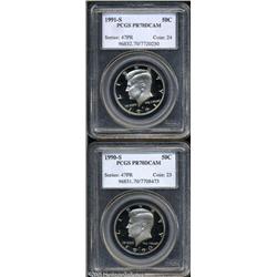 1990-S 50C  PR70 Deep Cameo PCGS, consistent light