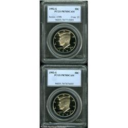 1992-S 50C  Clad PR70 Deep Cameo PCGS, unimprovable