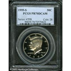 1995-S 50C  Clad PR70 Deep Cameo PCGS. The Deep Cam