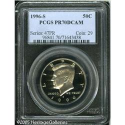 1996-S 50C  Clad PR70 Deep Cameo PCGS. A seemingly