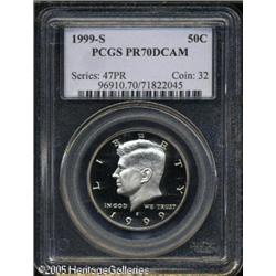 1999-S 50C  Clad PR70 Deep Cameo PCGS.  A brilliant